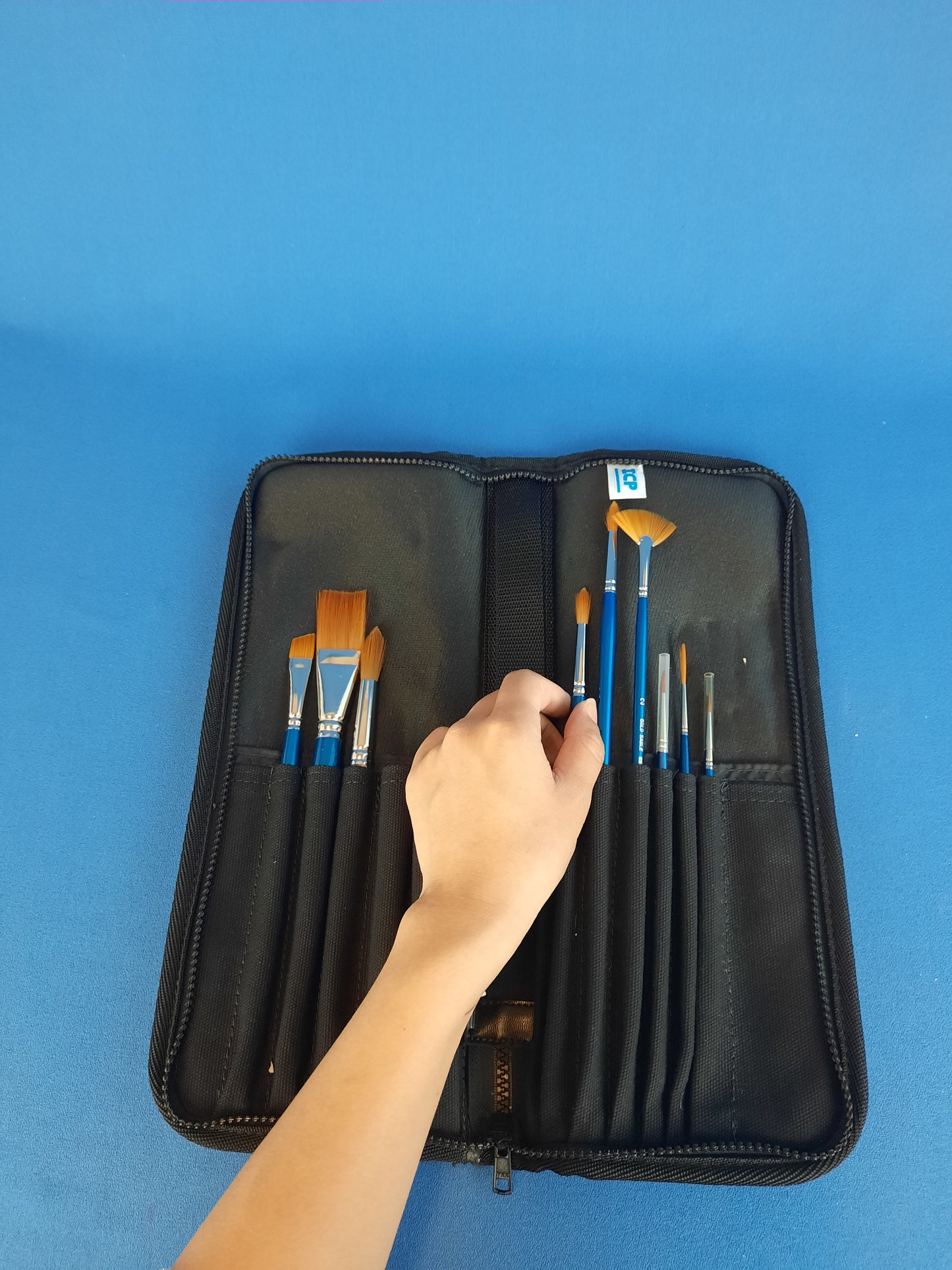 watercolour paintbrush and case set