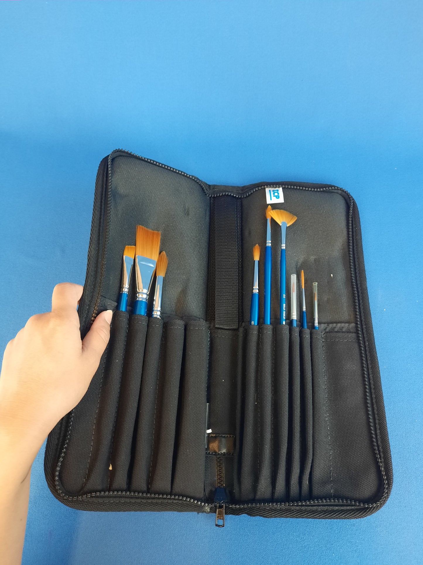 watercolour paintbrush and case set