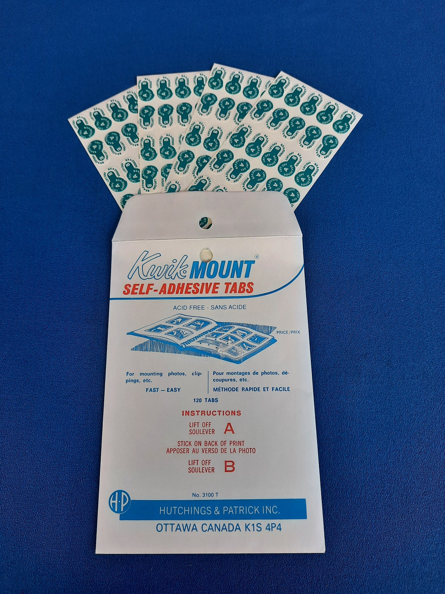 kwikmount adhesive tabs