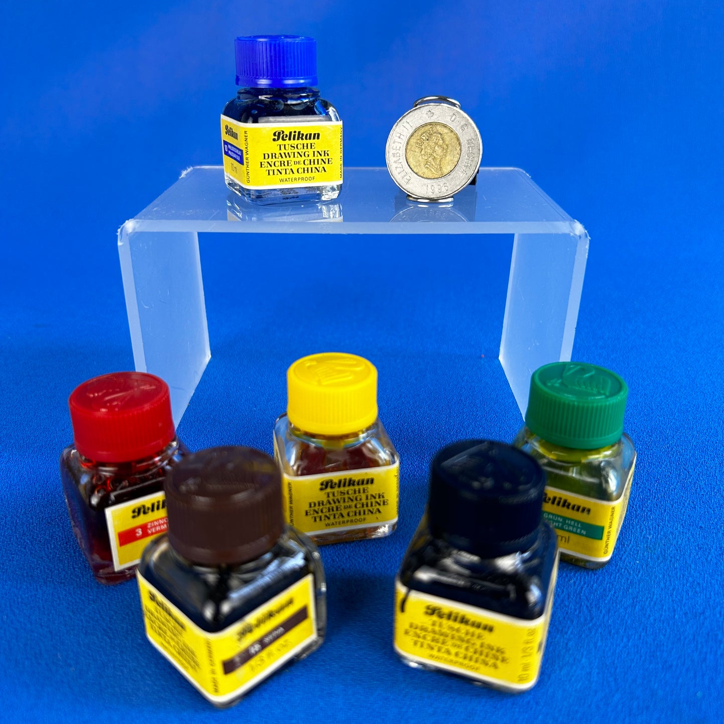 vintage drawing ink set by pelikan