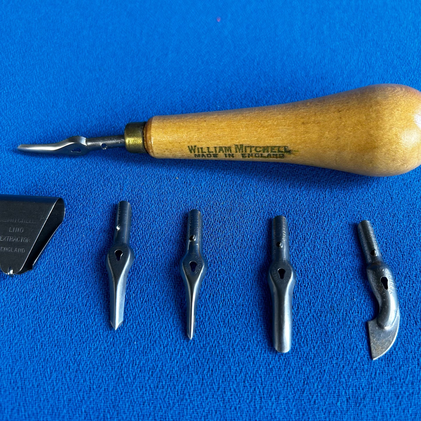 vintage lino cutter sets by reeves and sons