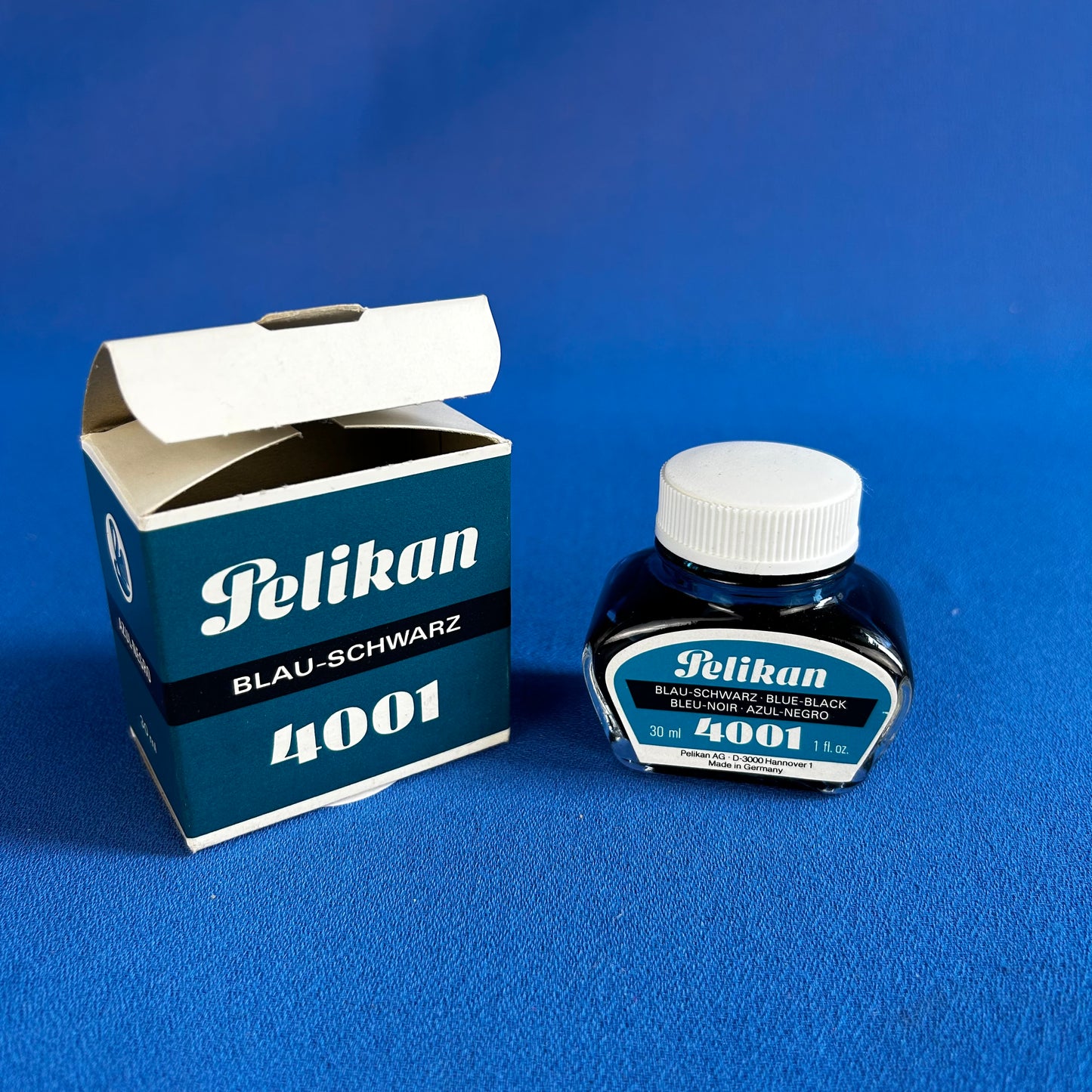 vintage blue black ink by pelikan