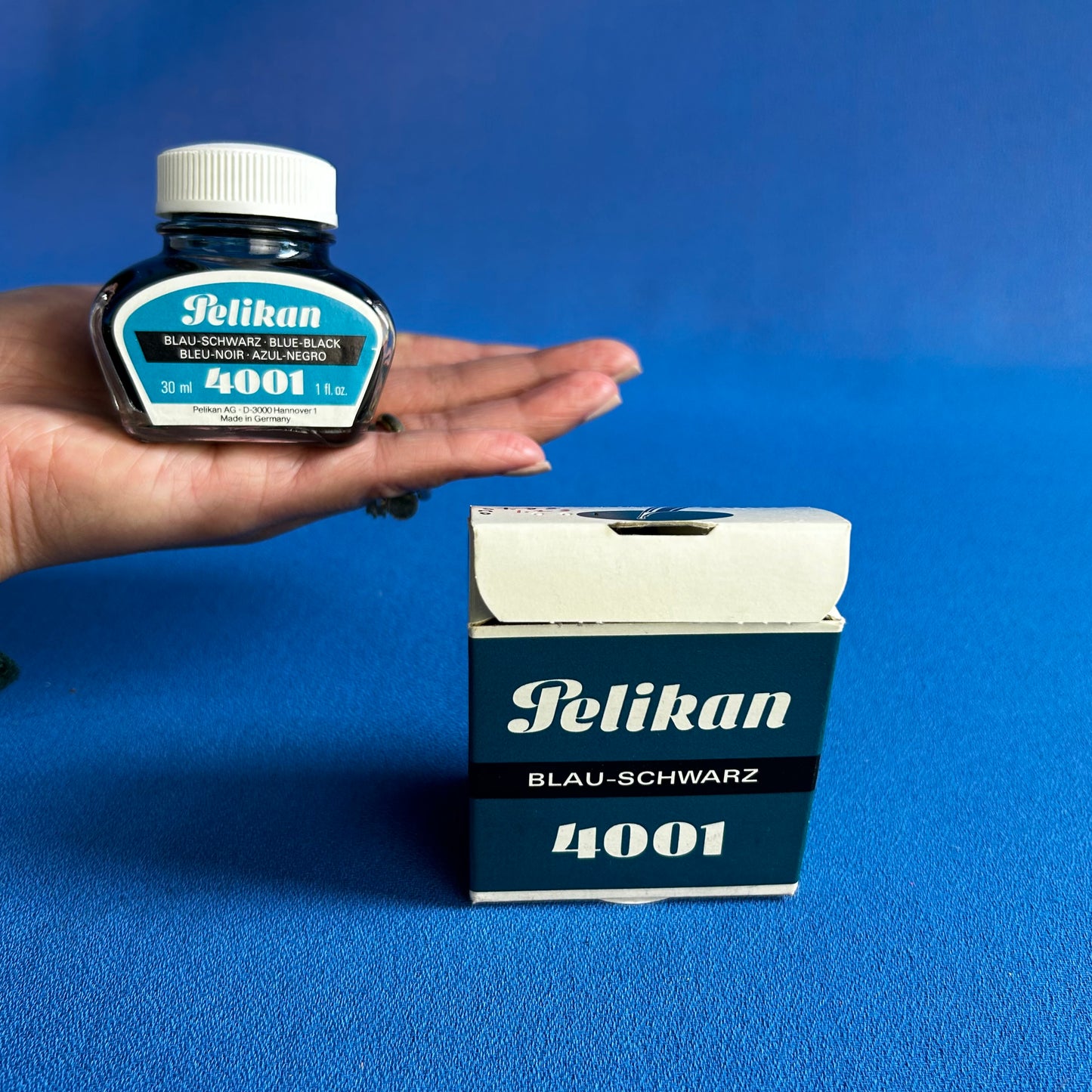 vintage blue black ink by pelikan