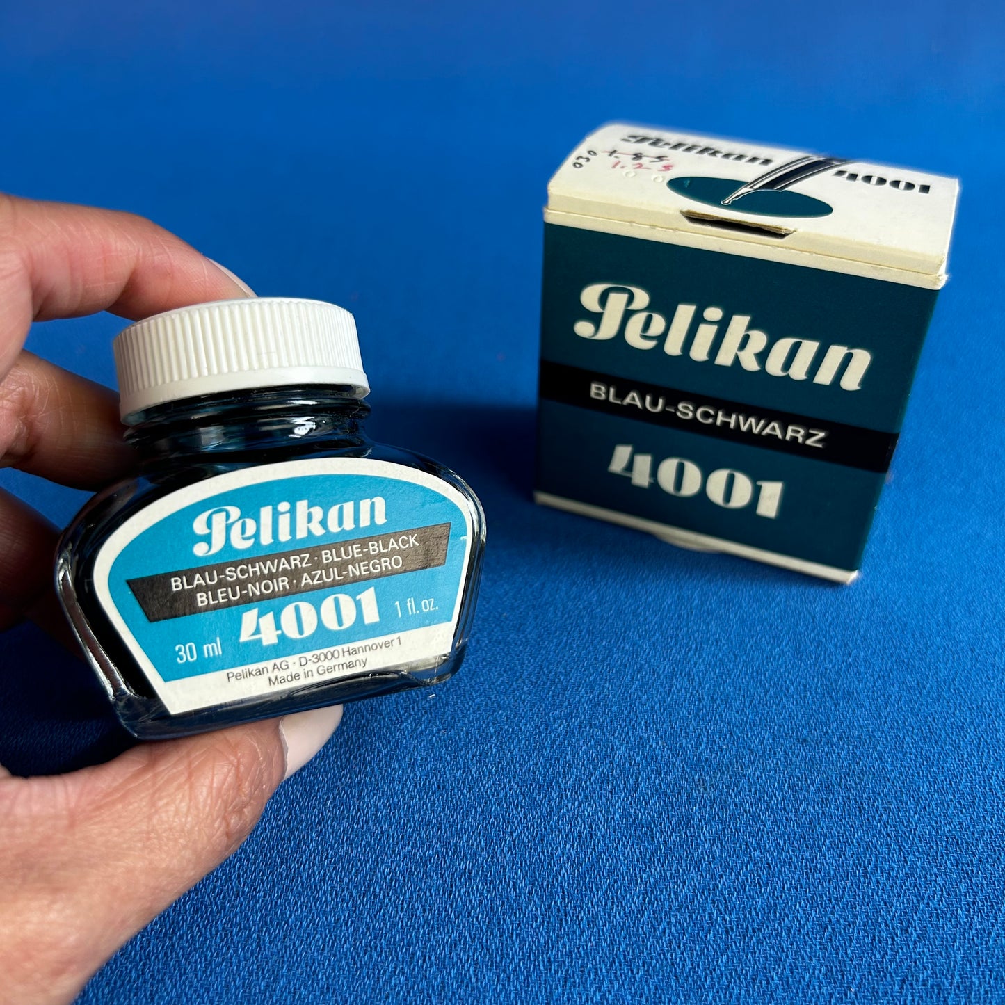 vintage blue black ink by pelikan