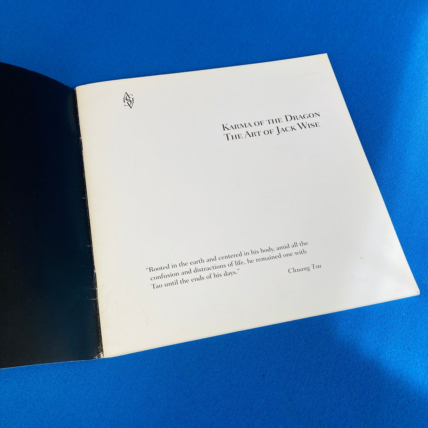 karma of the dragon: art of jack wise - catalogue