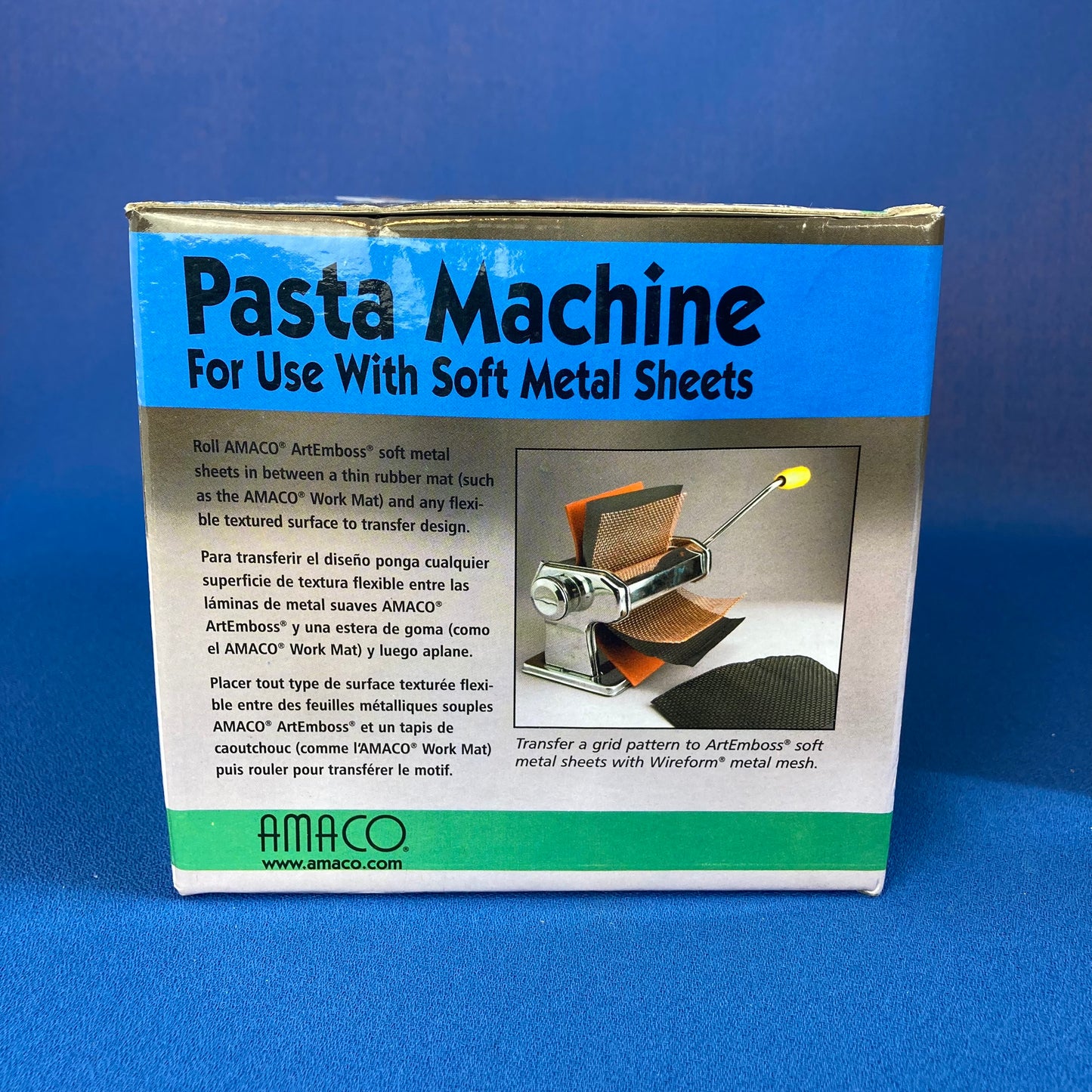 amaco pasta machine for clays and metals