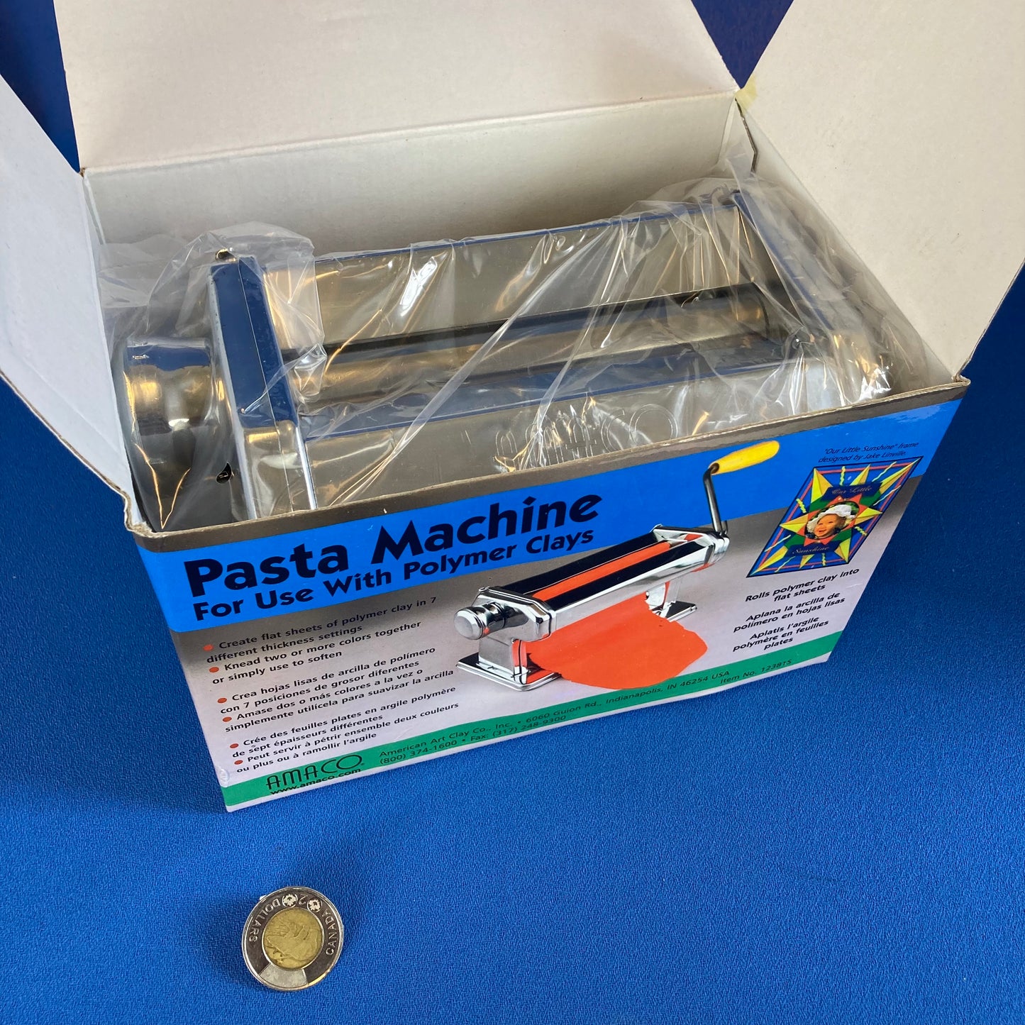 amaco pasta machine for clays and metals