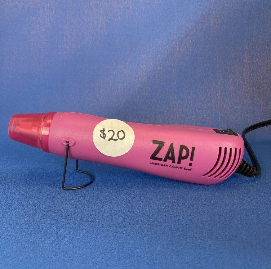 zap painting blowdryer