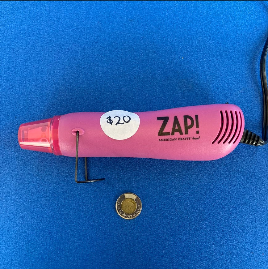 zap painting blowdryer