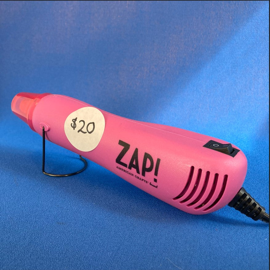 zap painting blowdryer