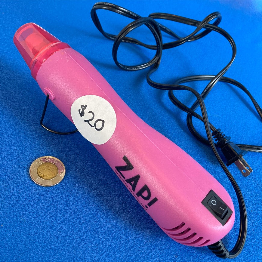 zap painting blowdryer