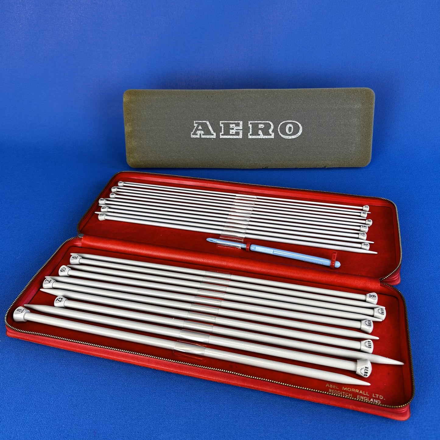 abel morrall aero knitting needles set