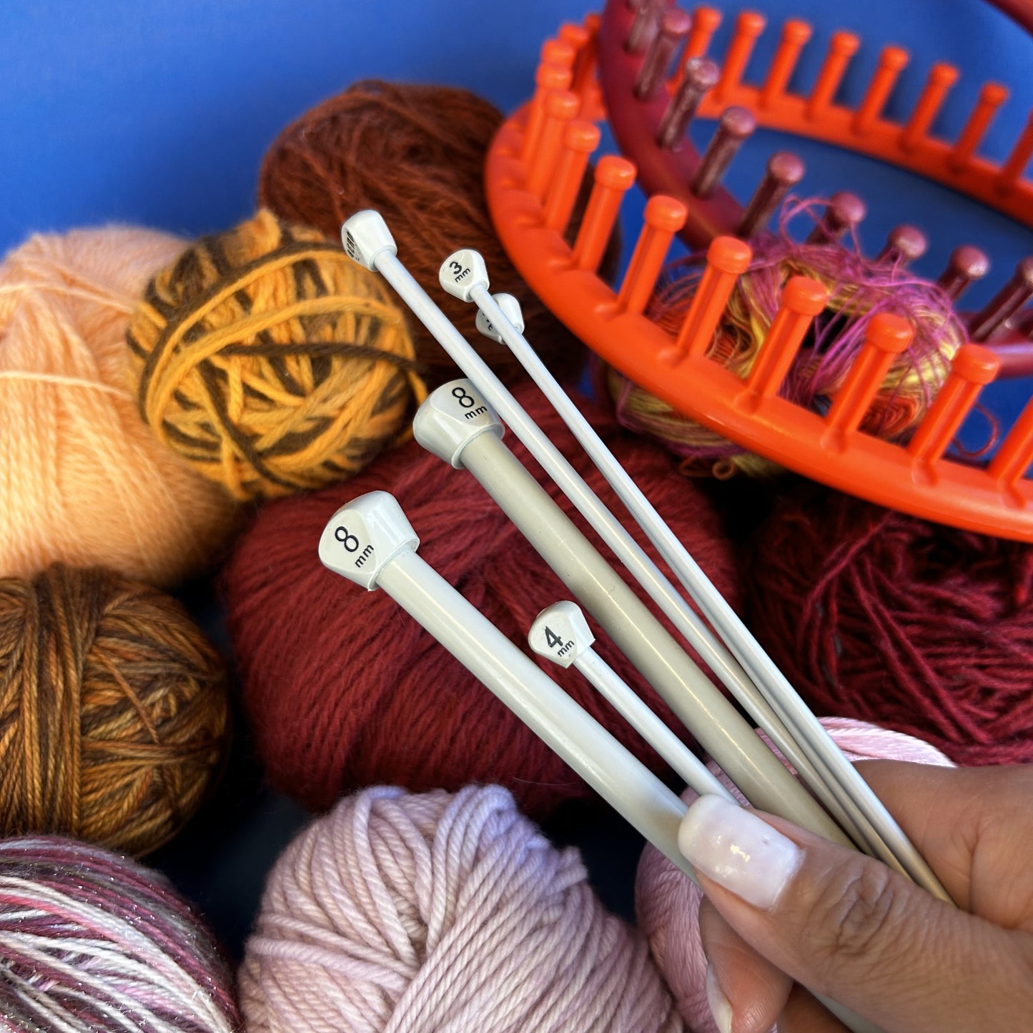 abel morrall aero knitting needles set