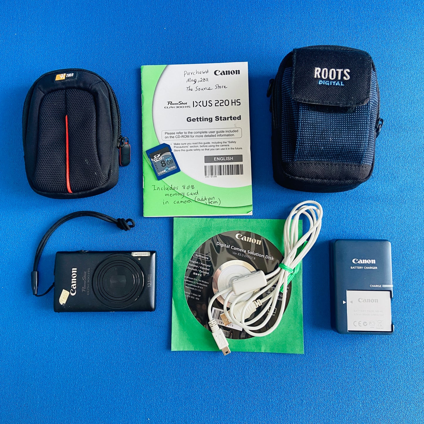 canon powershot digital camera and accessories
