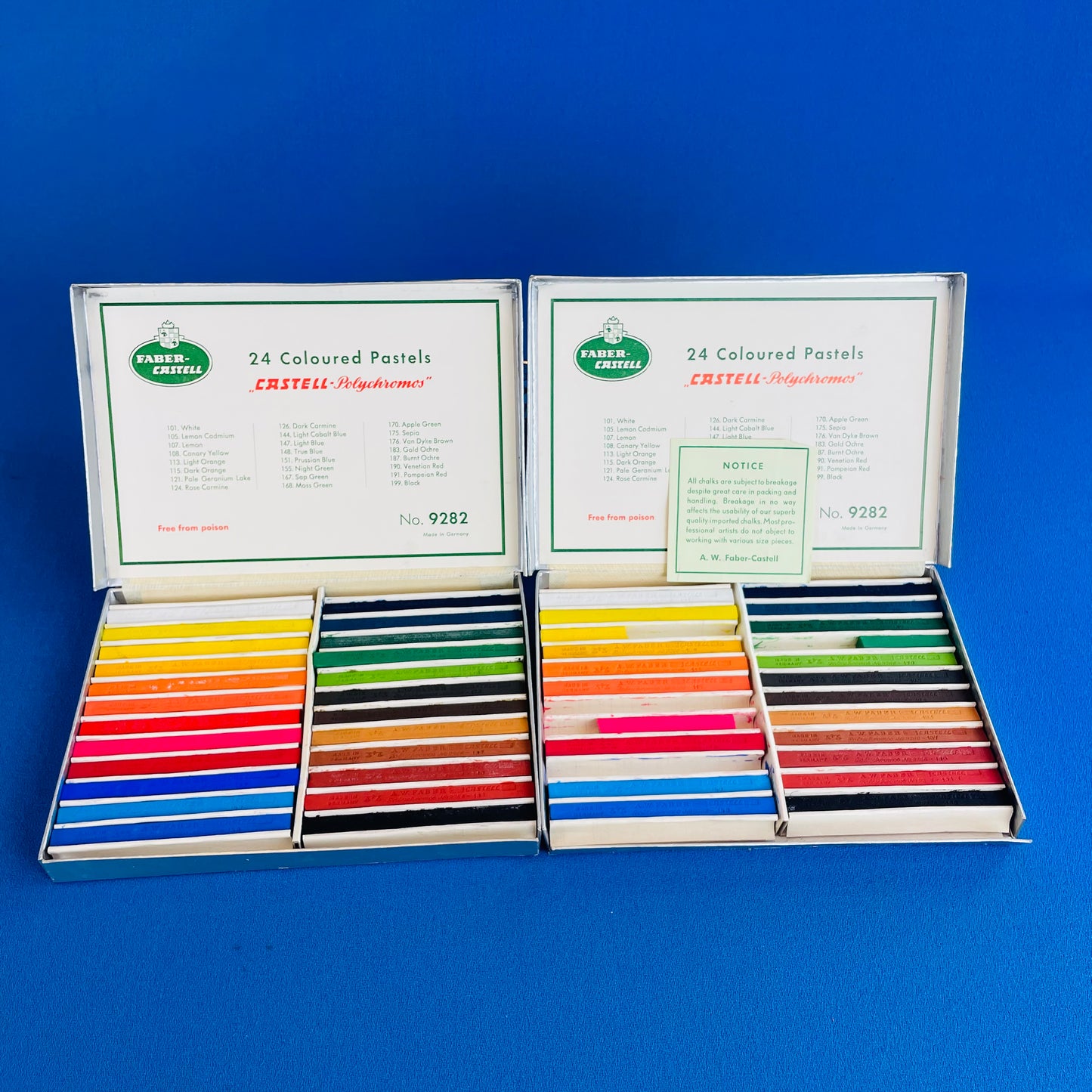 1950's faber-castell polychromos pastels
