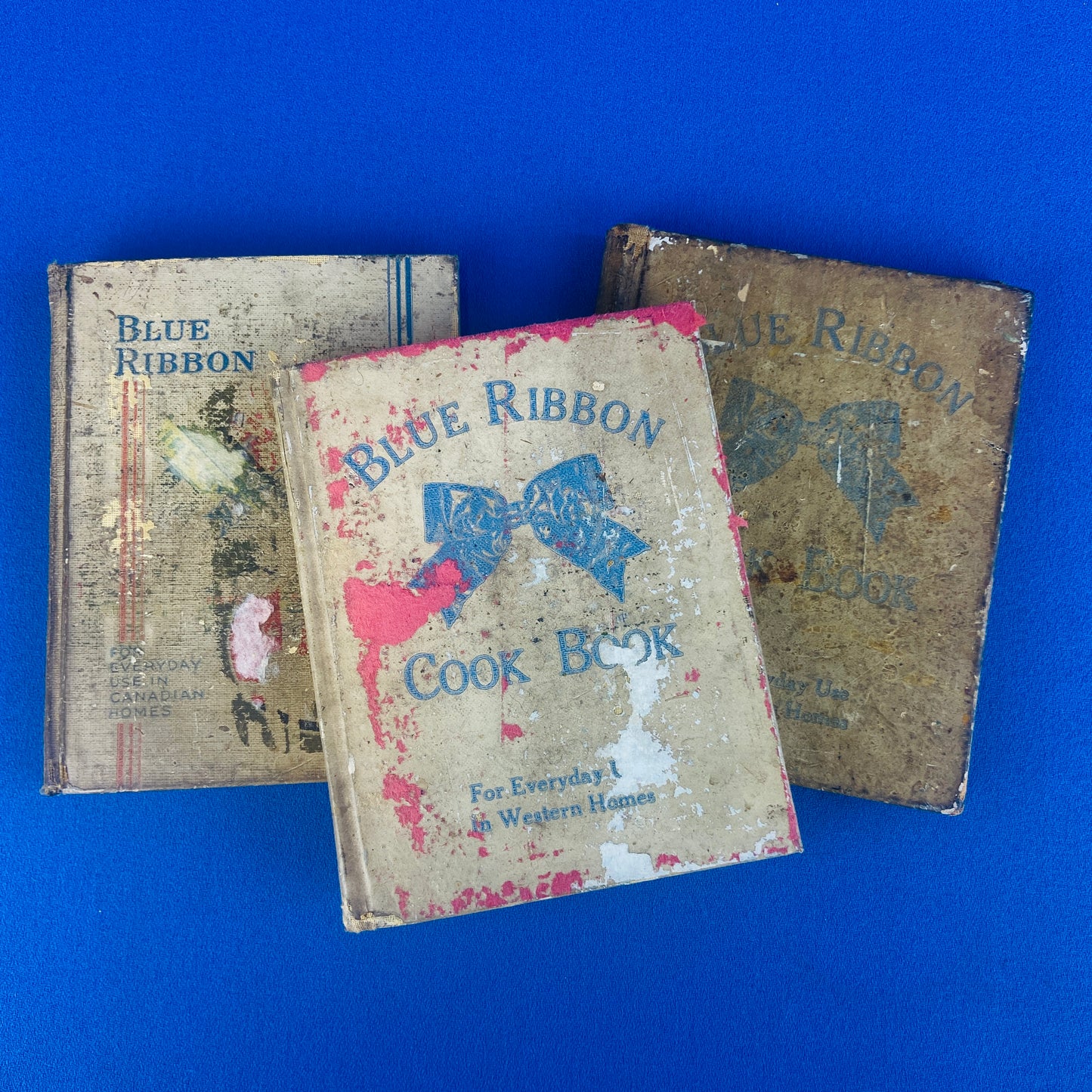 vintage blue ribbon cookbooks