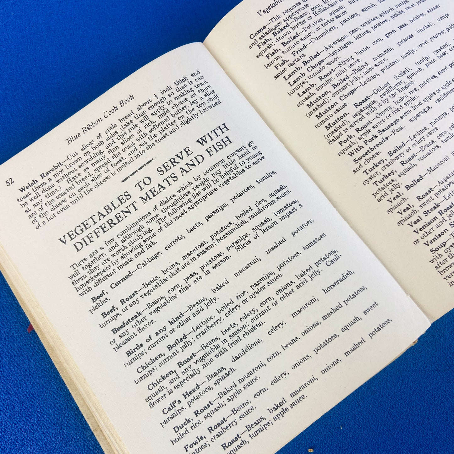 vintage blue ribbon cookbooks