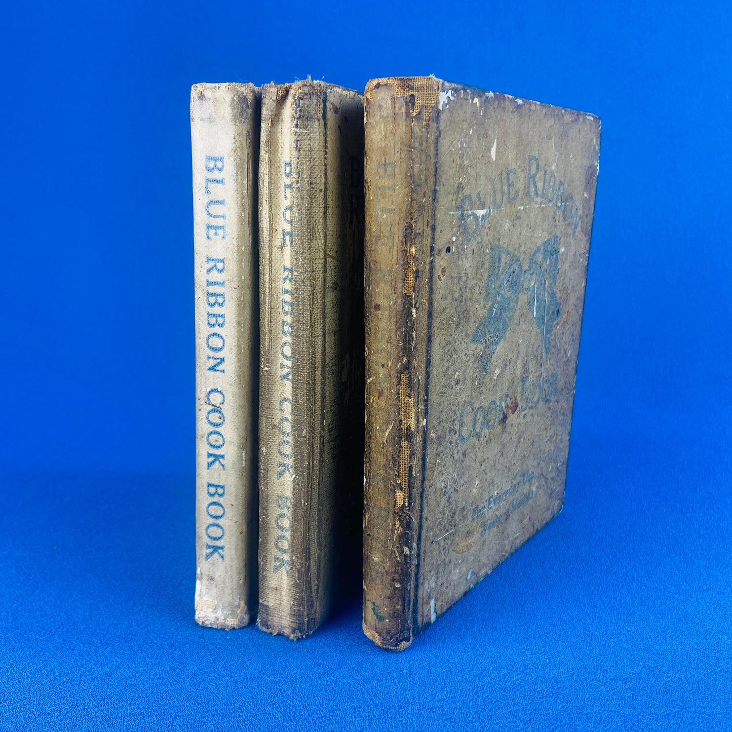 vintage blue ribbon cookbooks