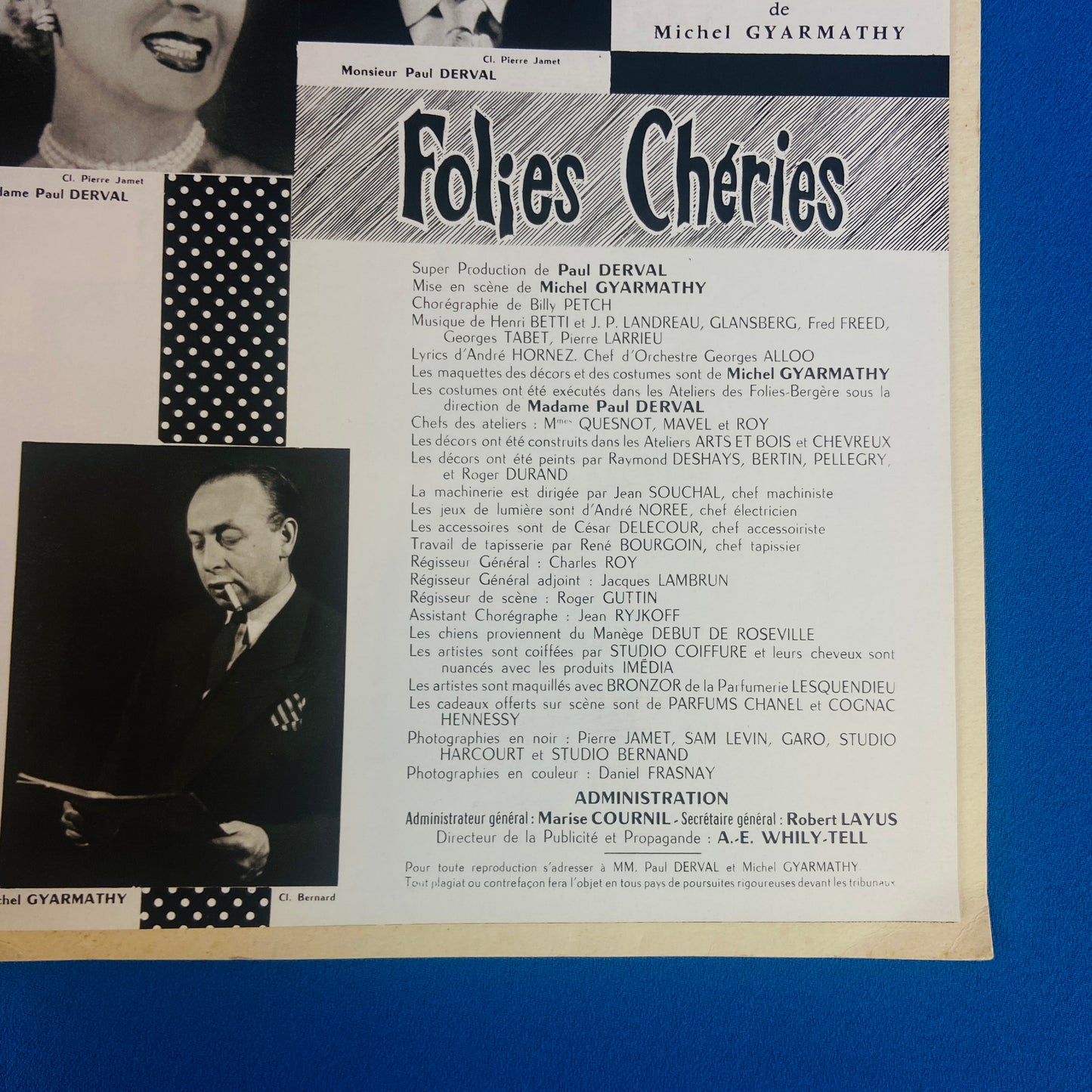 vintage the folies bergere by paul derval