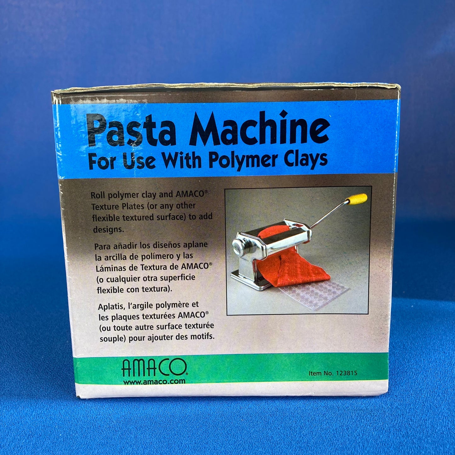 amaco pasta machine for clays and metals