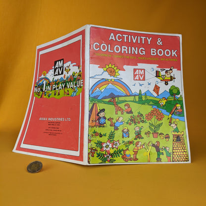 activity & colouring book by amav industries ltd.