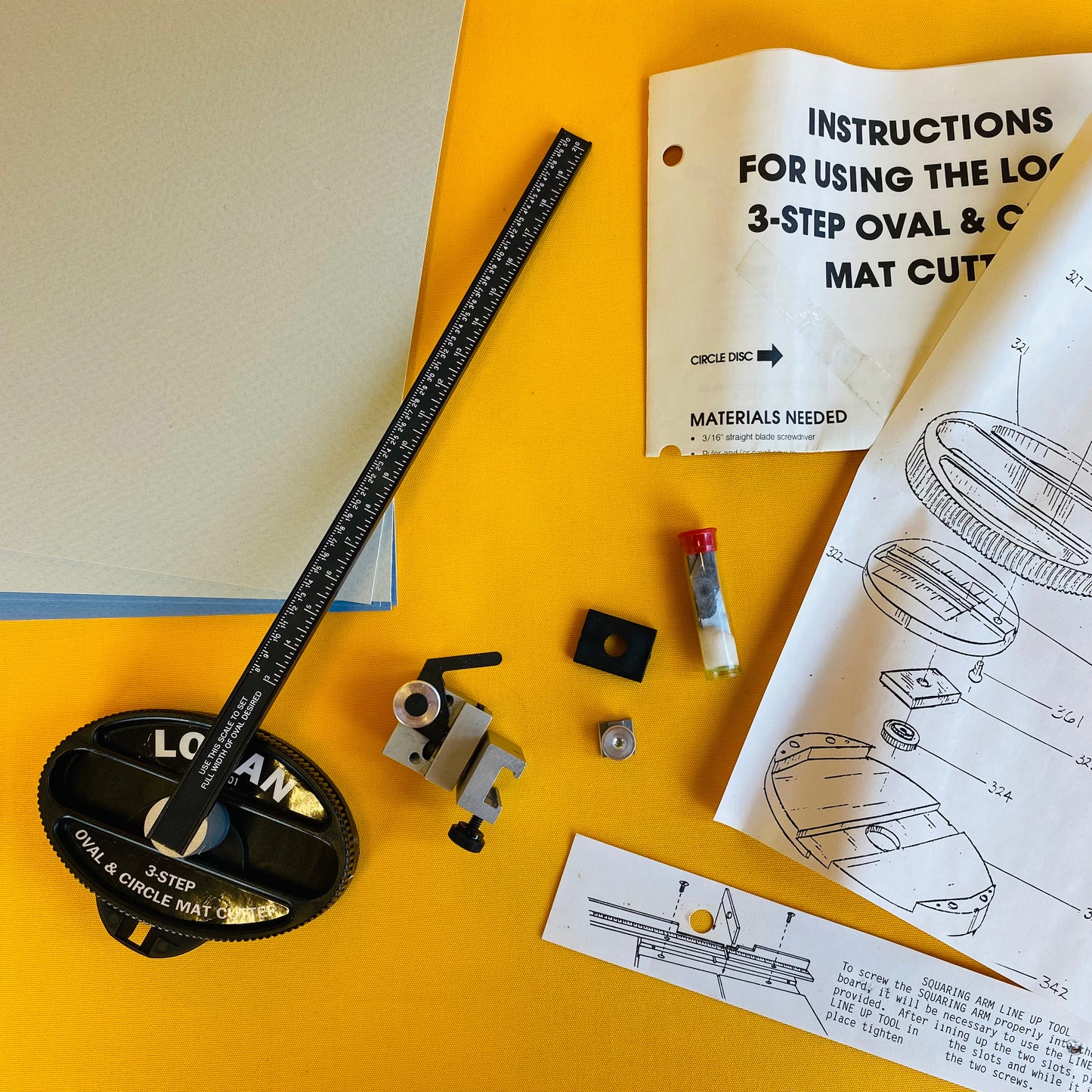 logan oval and circle mat cutter