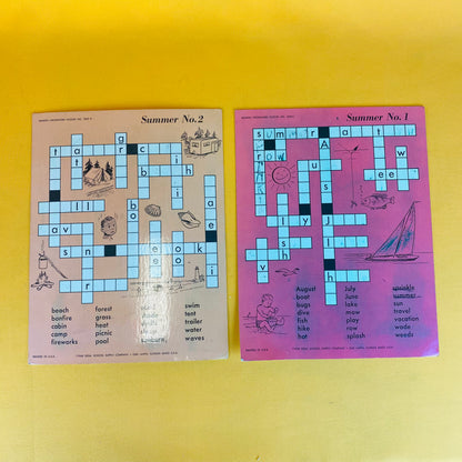 reusable season crossword puzzles