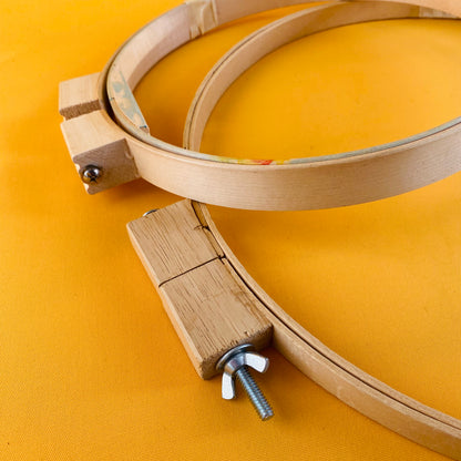 wooden embroidery hoop